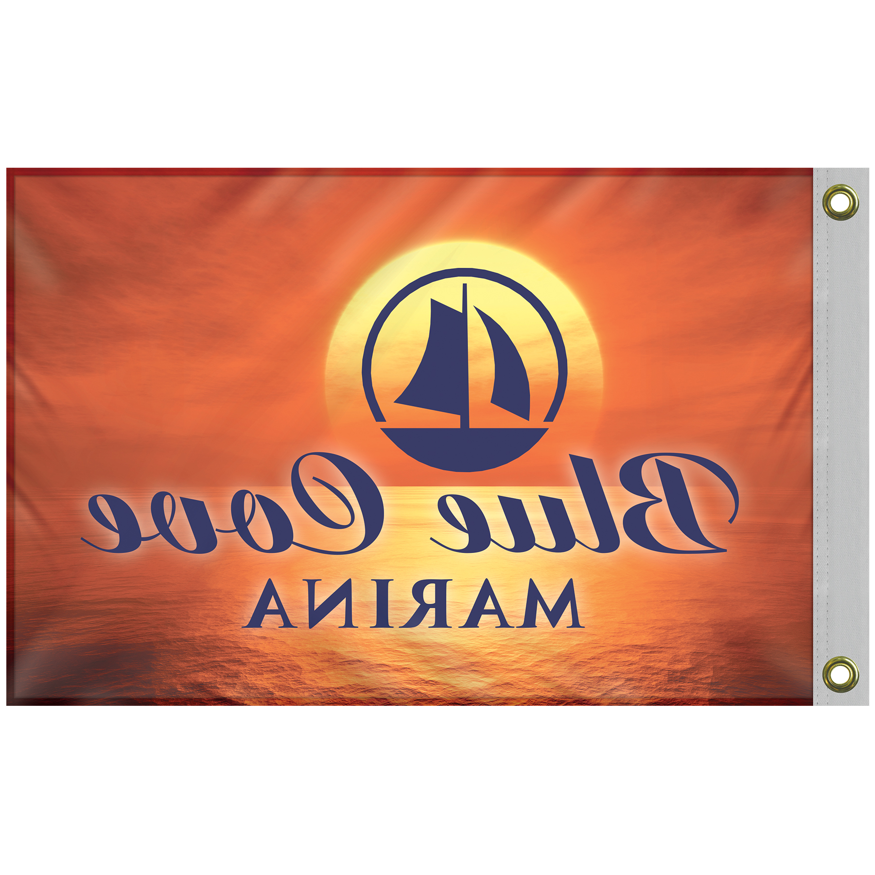 Deluxe Kit with 2' x 3' Flag and White Bracket 9