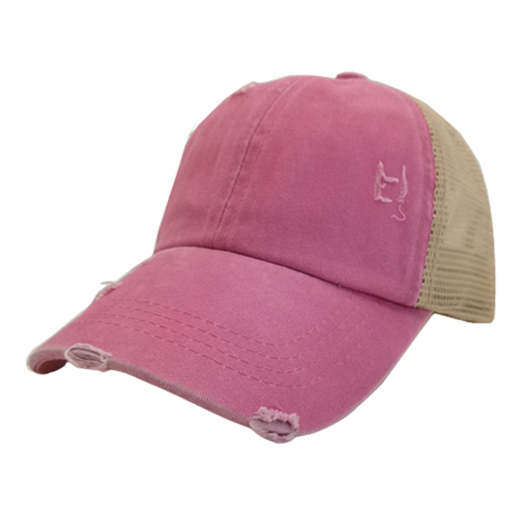 Mesh Back Ponytail Baseball Cap 2