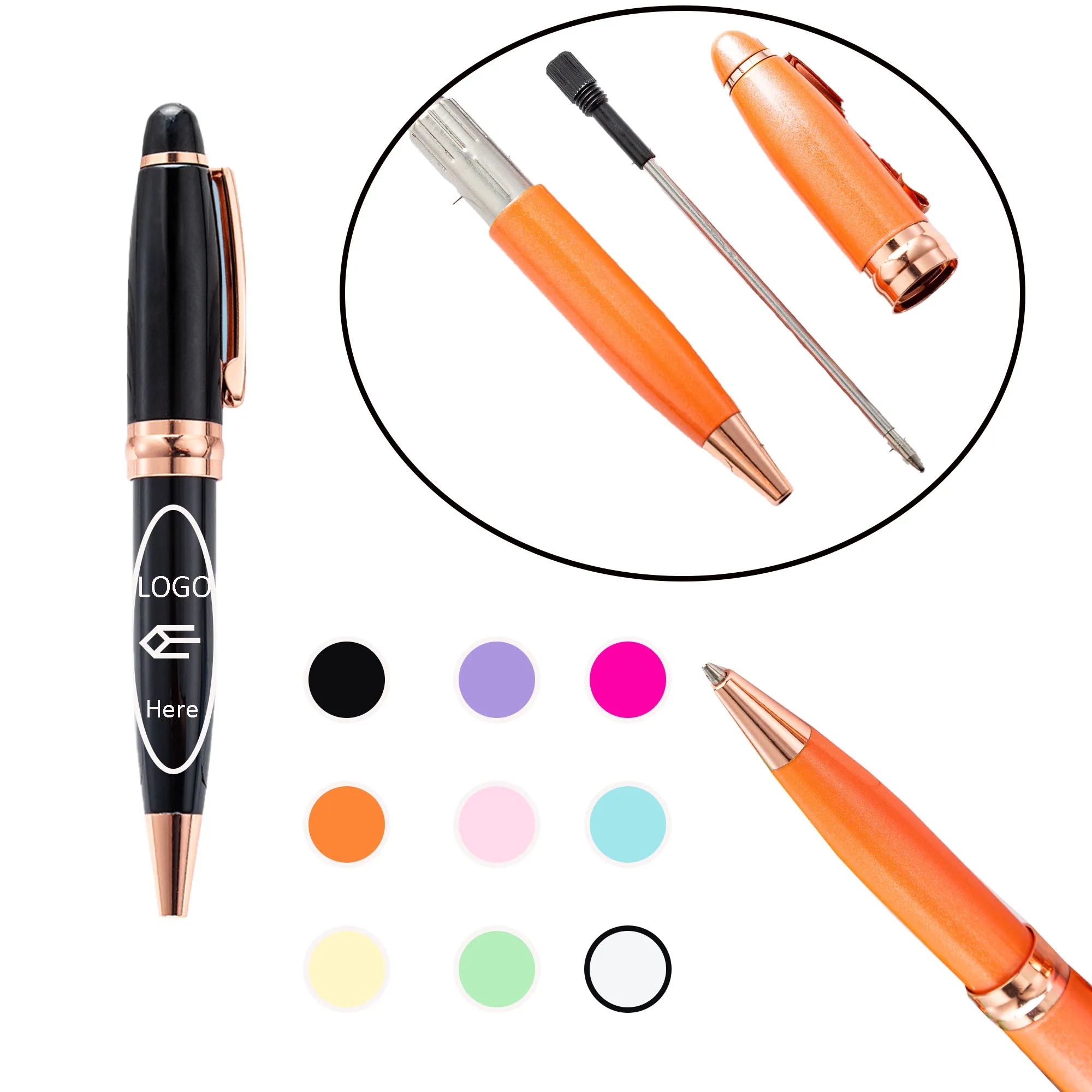 4"L x 0.4"W Stylus Ballpoint Pen