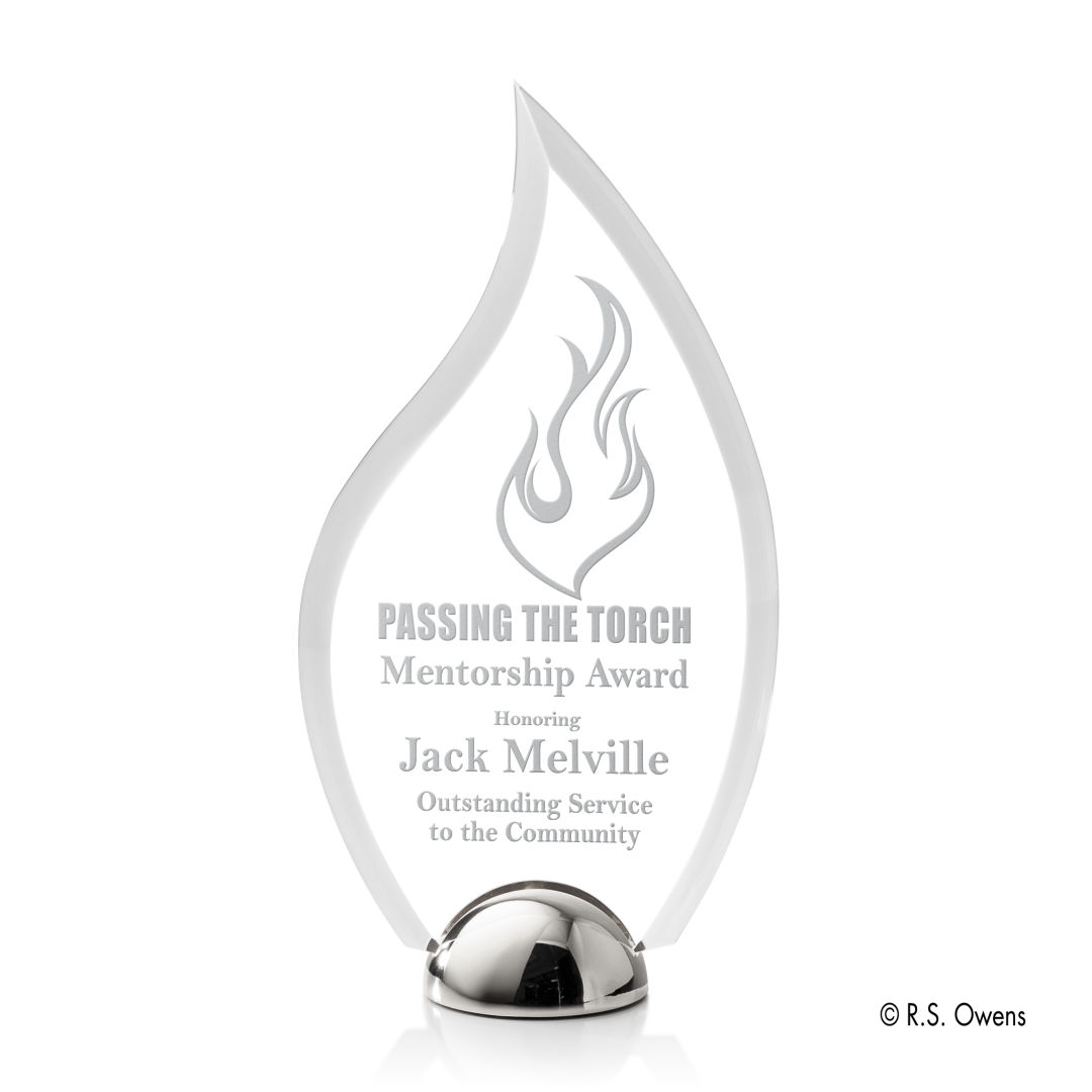 Vulcan Hemisphere Award - Laser Engraved 3