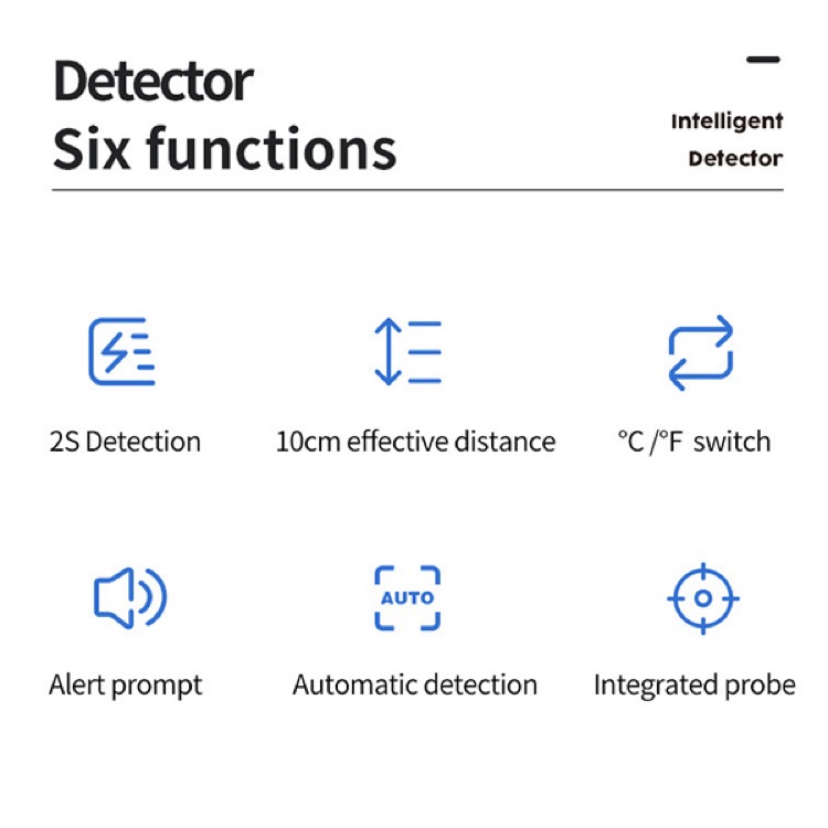 Intelli-Meter Touchless Wall Mount Infrared Thermometer 5