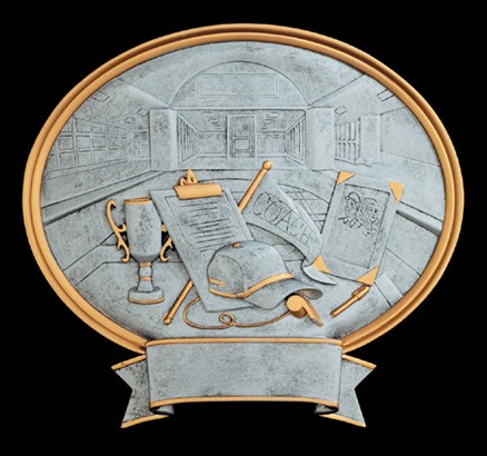 8" Coach Legend Plate 2
