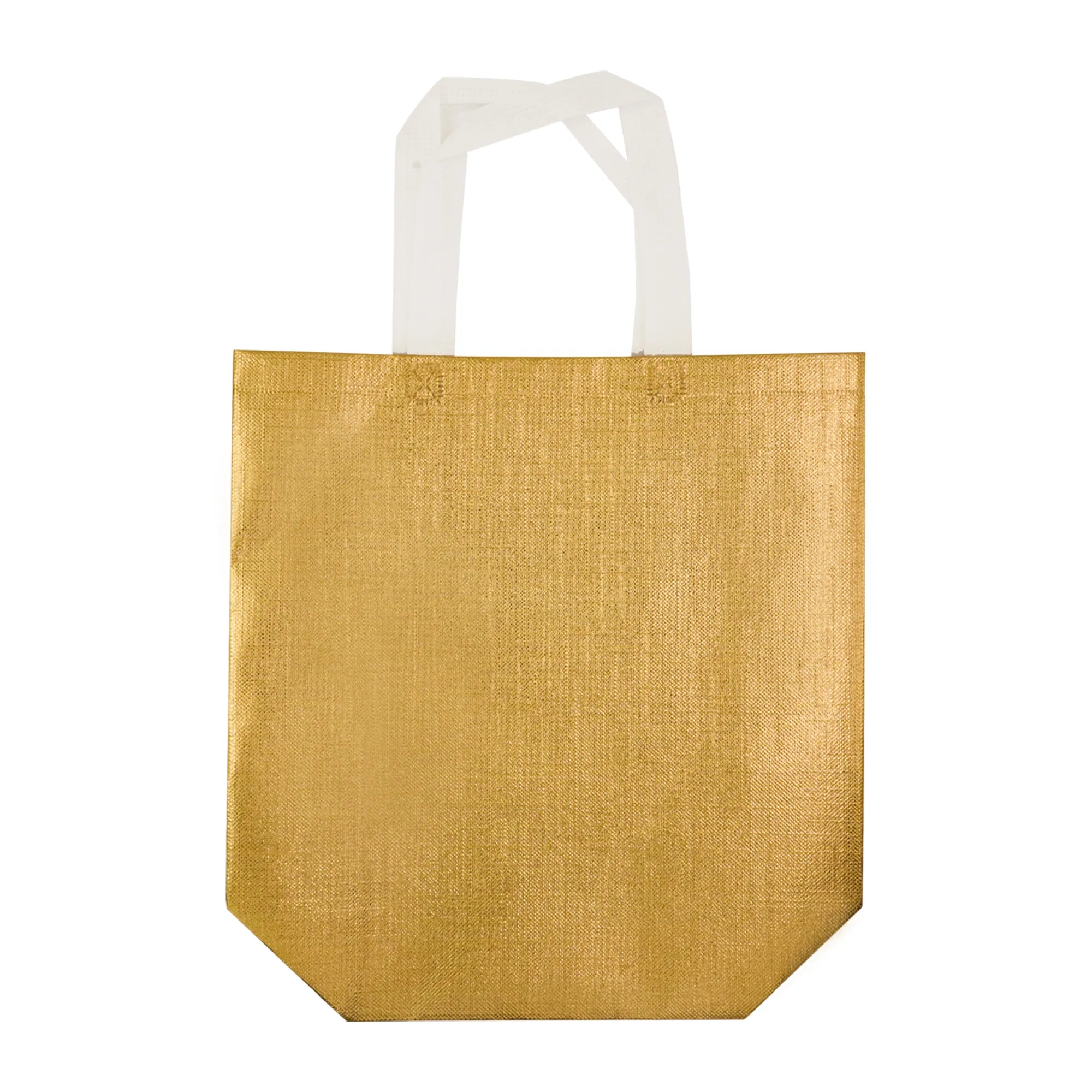 Metallic Laminated Shopping Tote 3