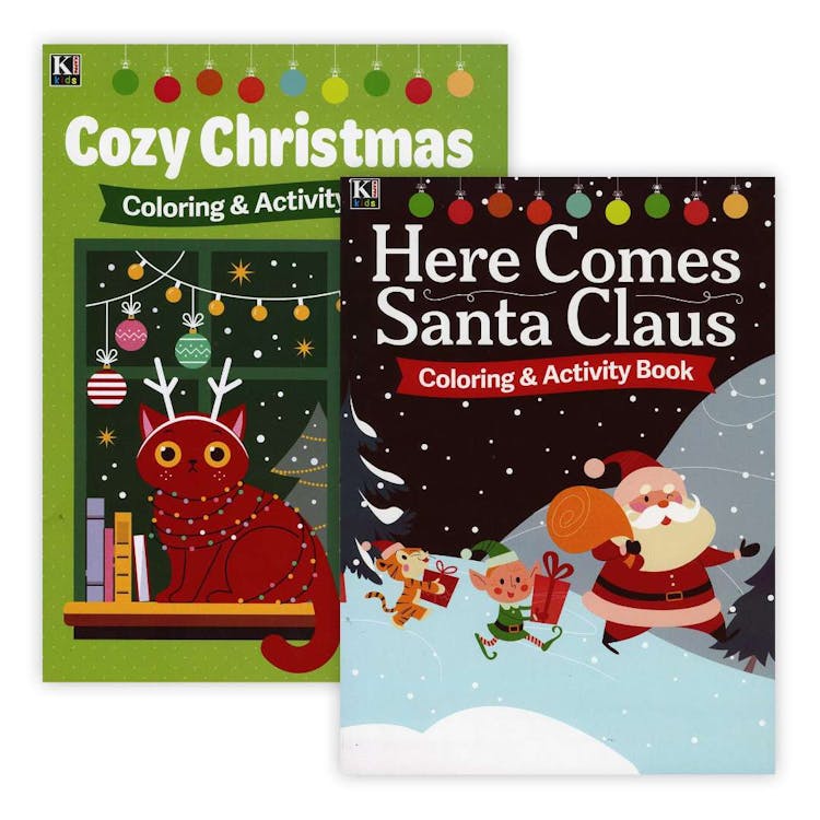 Christmas Coloring & Activity Books - Assorted Themes 2