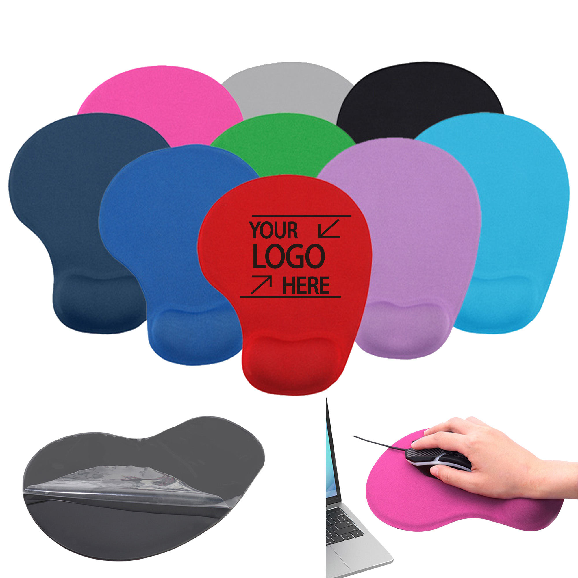 Memory Foam Wrist Support Mouse Pad 2