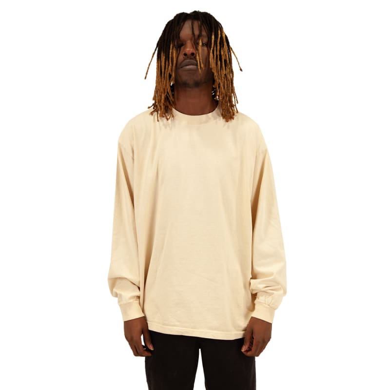 Shaka Wear Men's Garment Dyed Long Sleeve T-Shirt 6