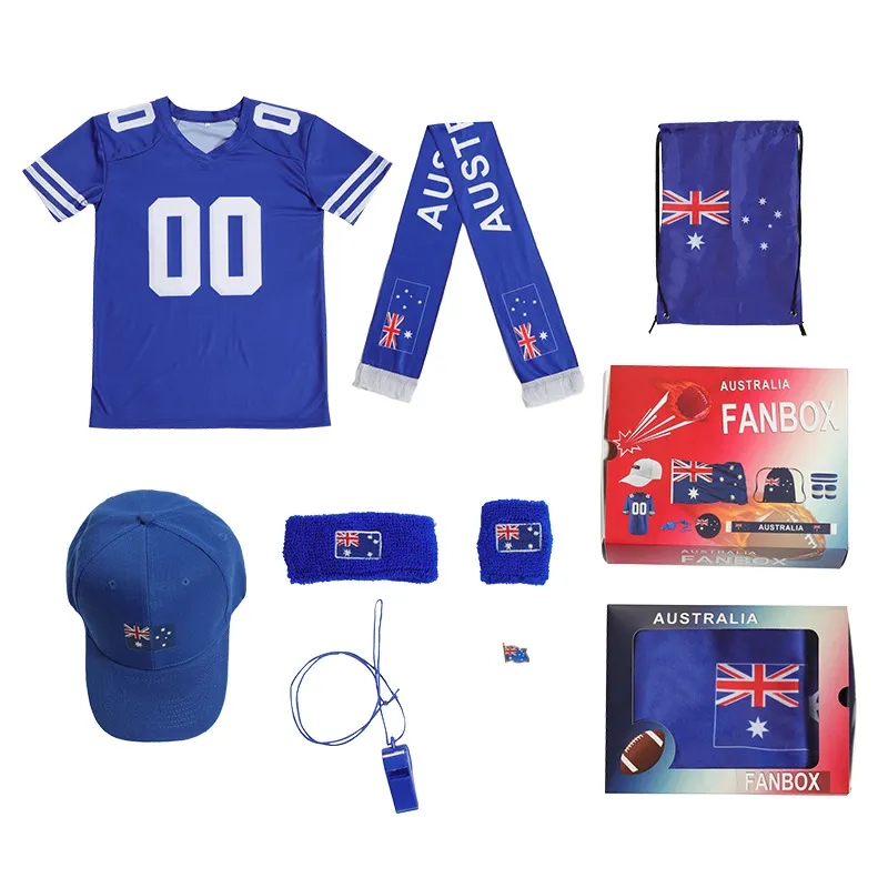 Fan Suit Vest Flag Drawstring Bag Pull Rod Custom 7
