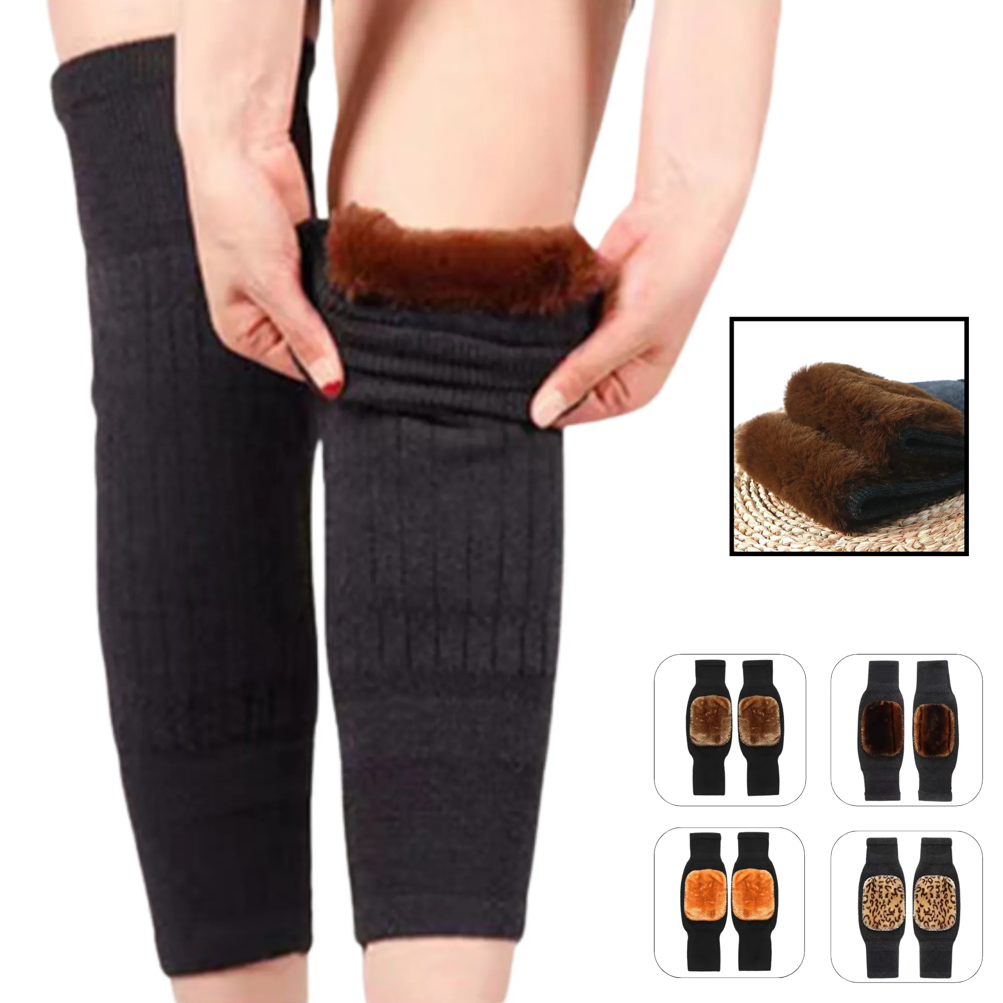 Fleece Knee Pads for Warmth 1