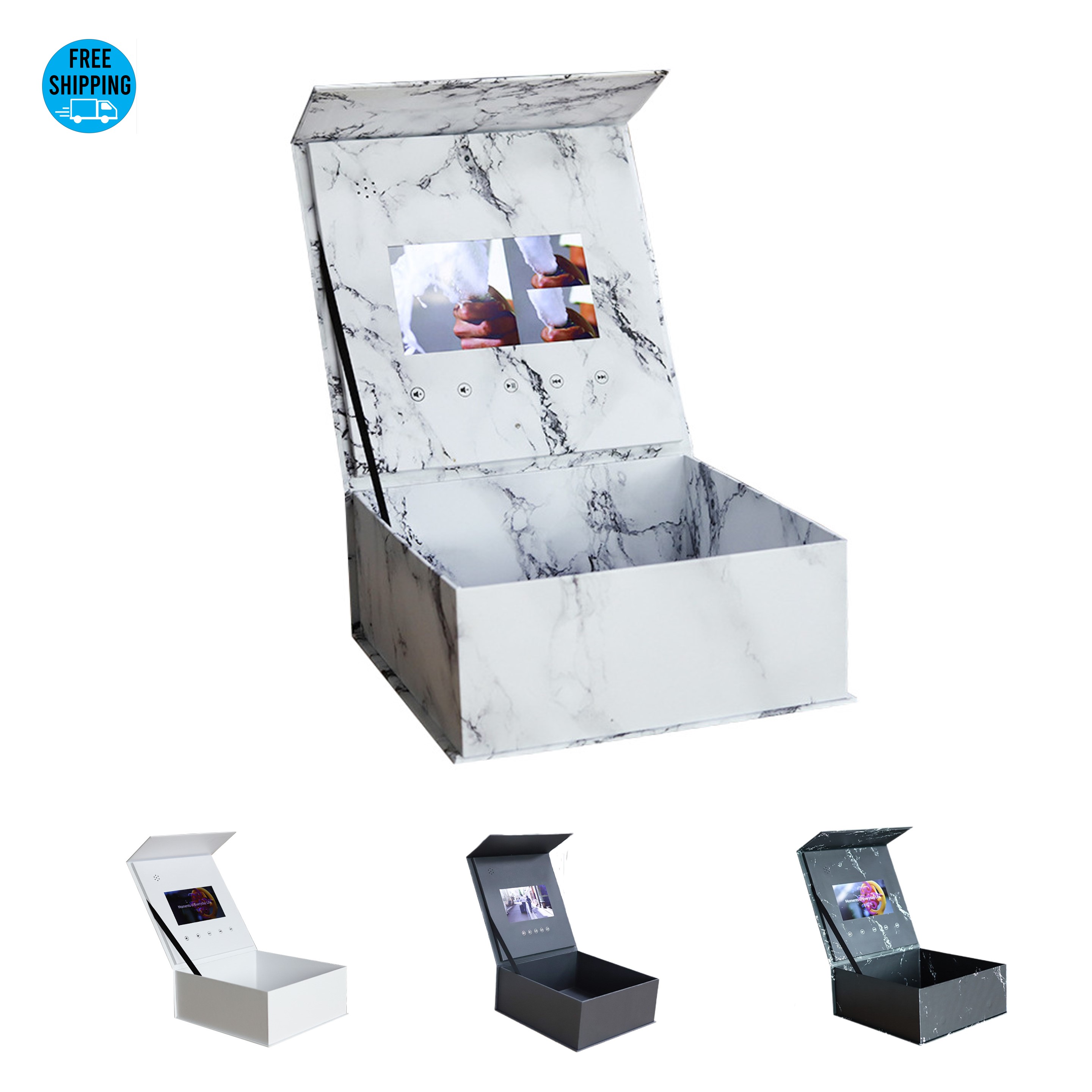 Video Player Gift Box with 7" Screen - OCEAN 4