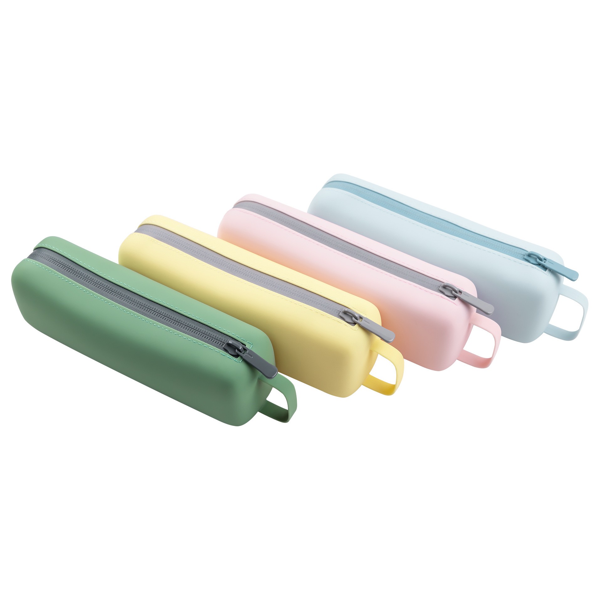 Rectangular Silicone Pen Bag Pencil Case 11