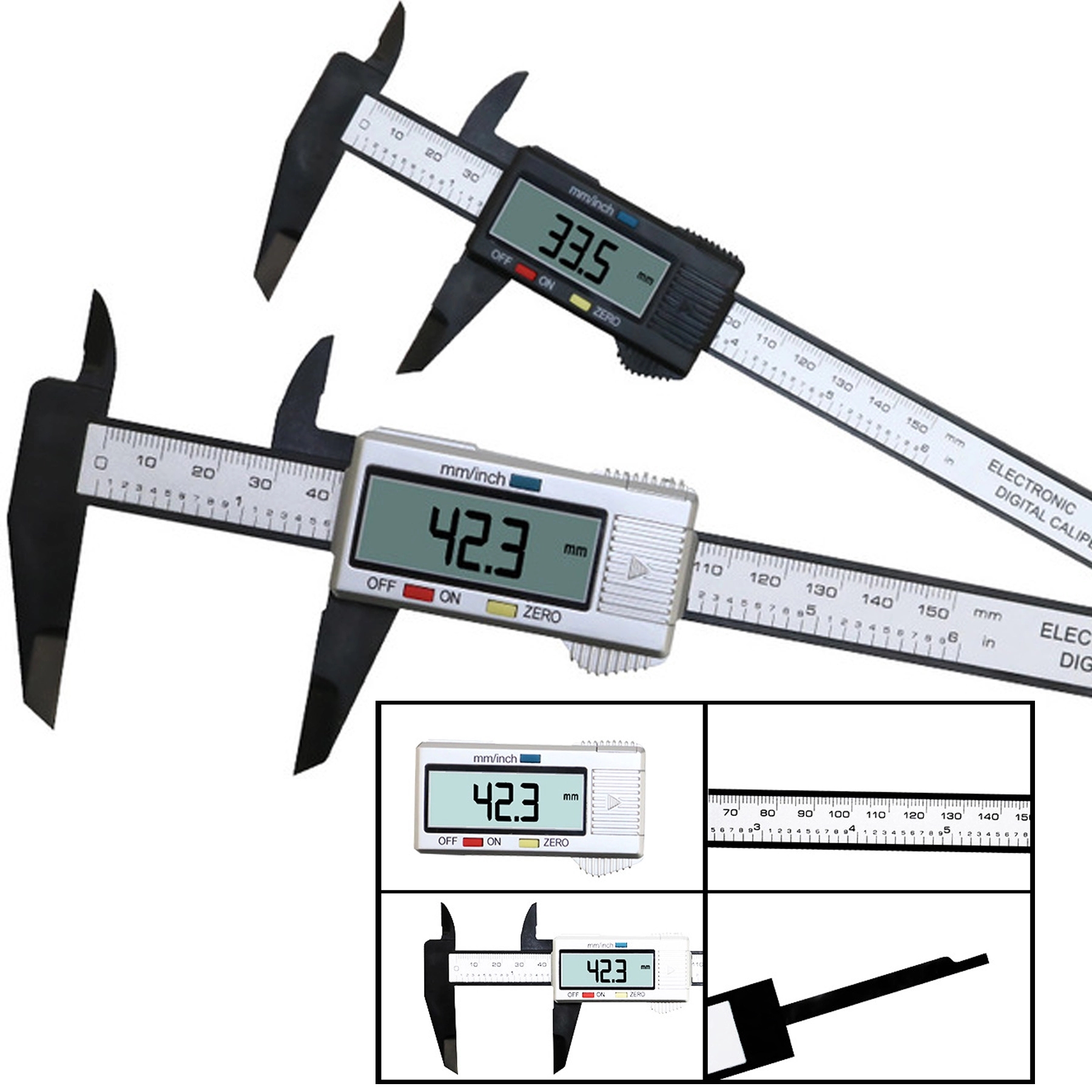 6 inch Digital Micrometer Vernier Caliper 2