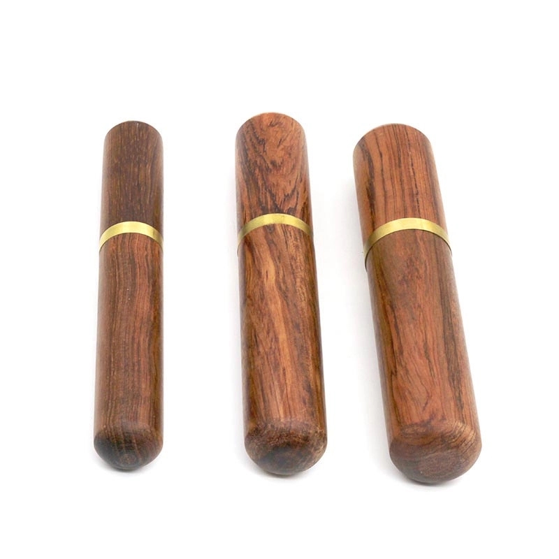 Natural Wood Cigar Tube 8