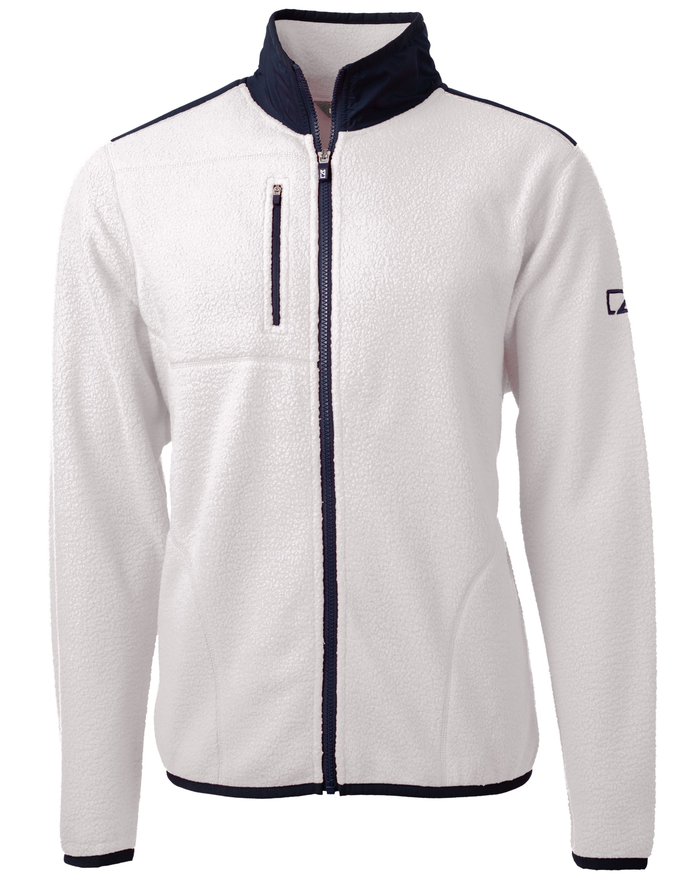 Cutter & Buck Cascade Epic Comfort Recycled Sherpa Fleece Mens Big & Tall Full Zip Jacket Big & Tall 14