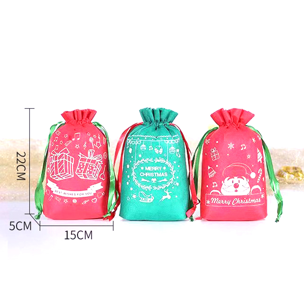 Christmas Drawstring Gift Bag 2