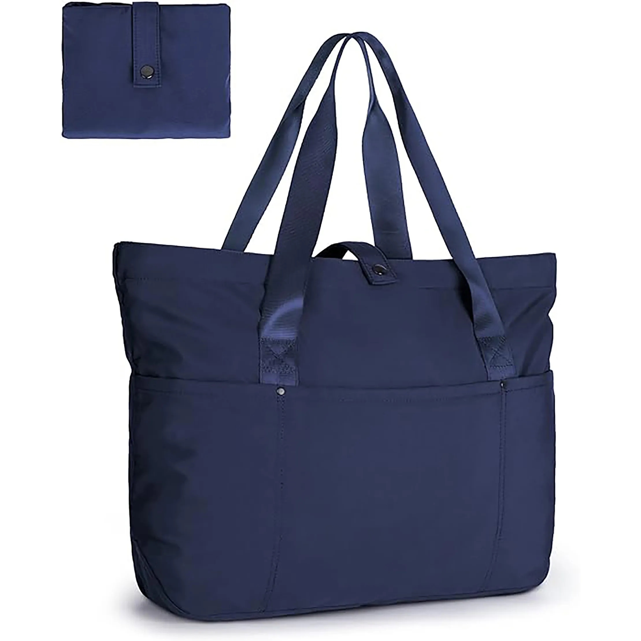 Collapsible Multi-pocket Zipper Handbag 2