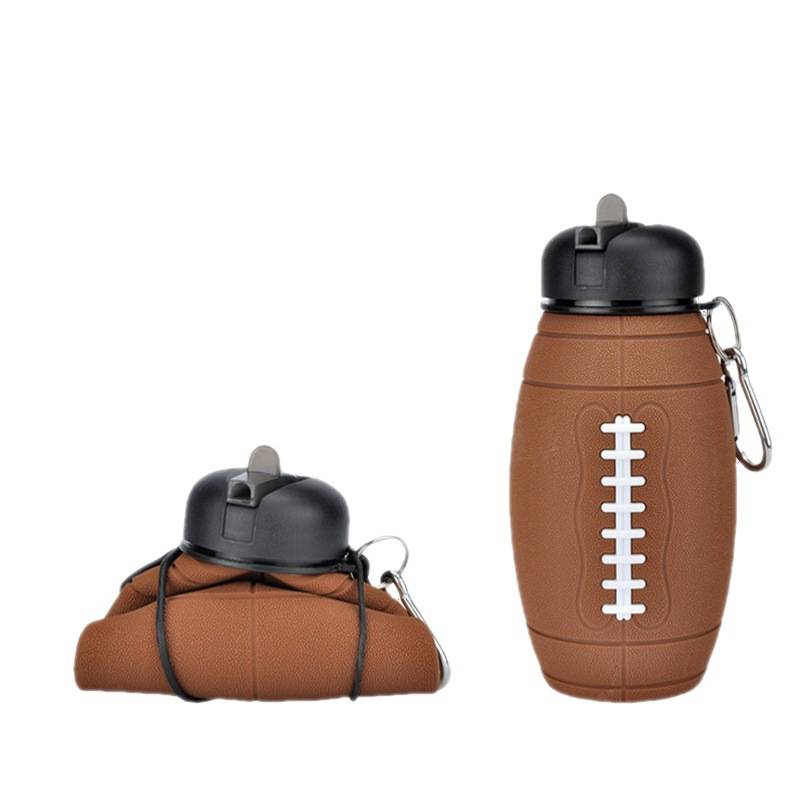 20 Oz. Rugby Silicone Foldable Water Bottle 2