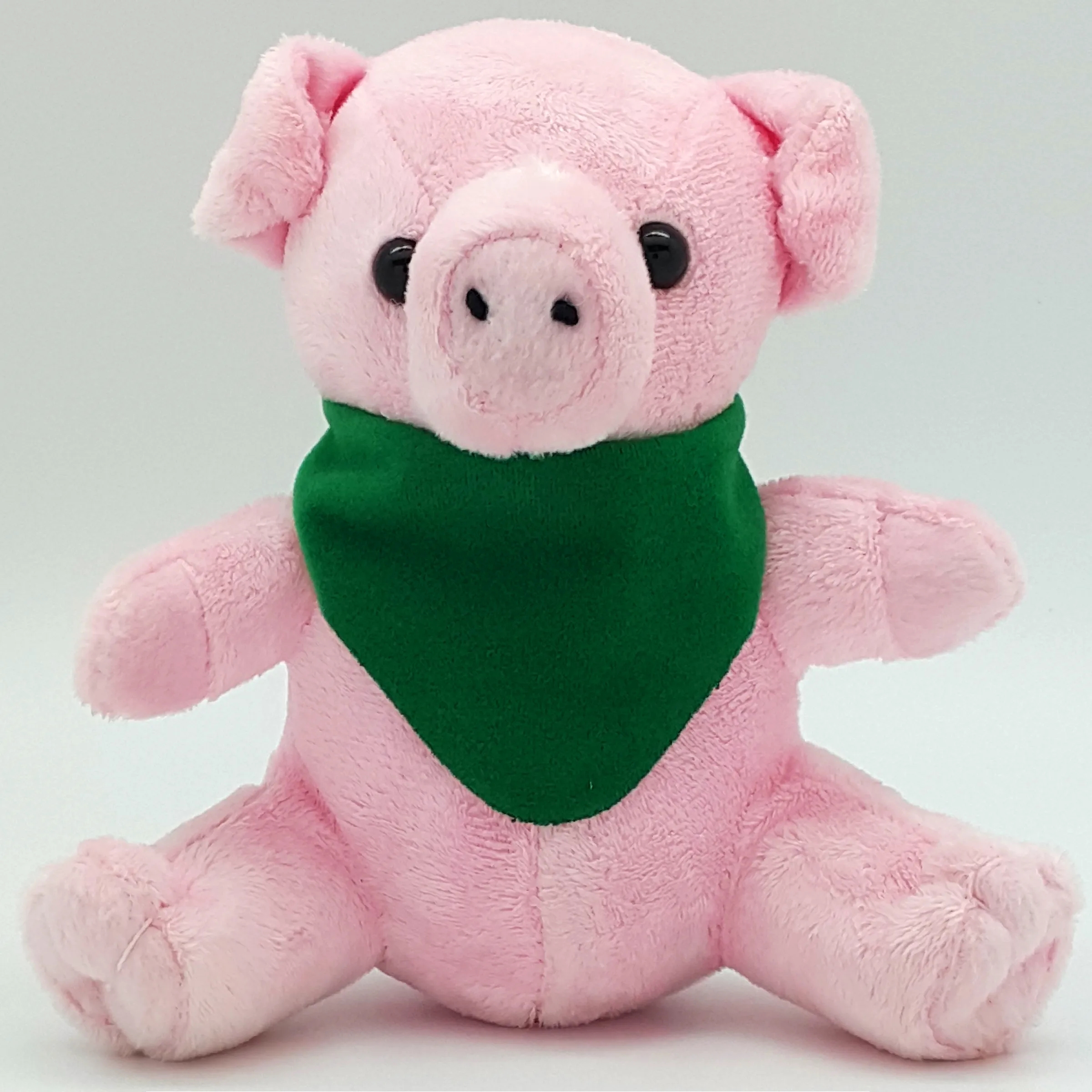 6" Beanie Pig with Embroidered Eyes 6