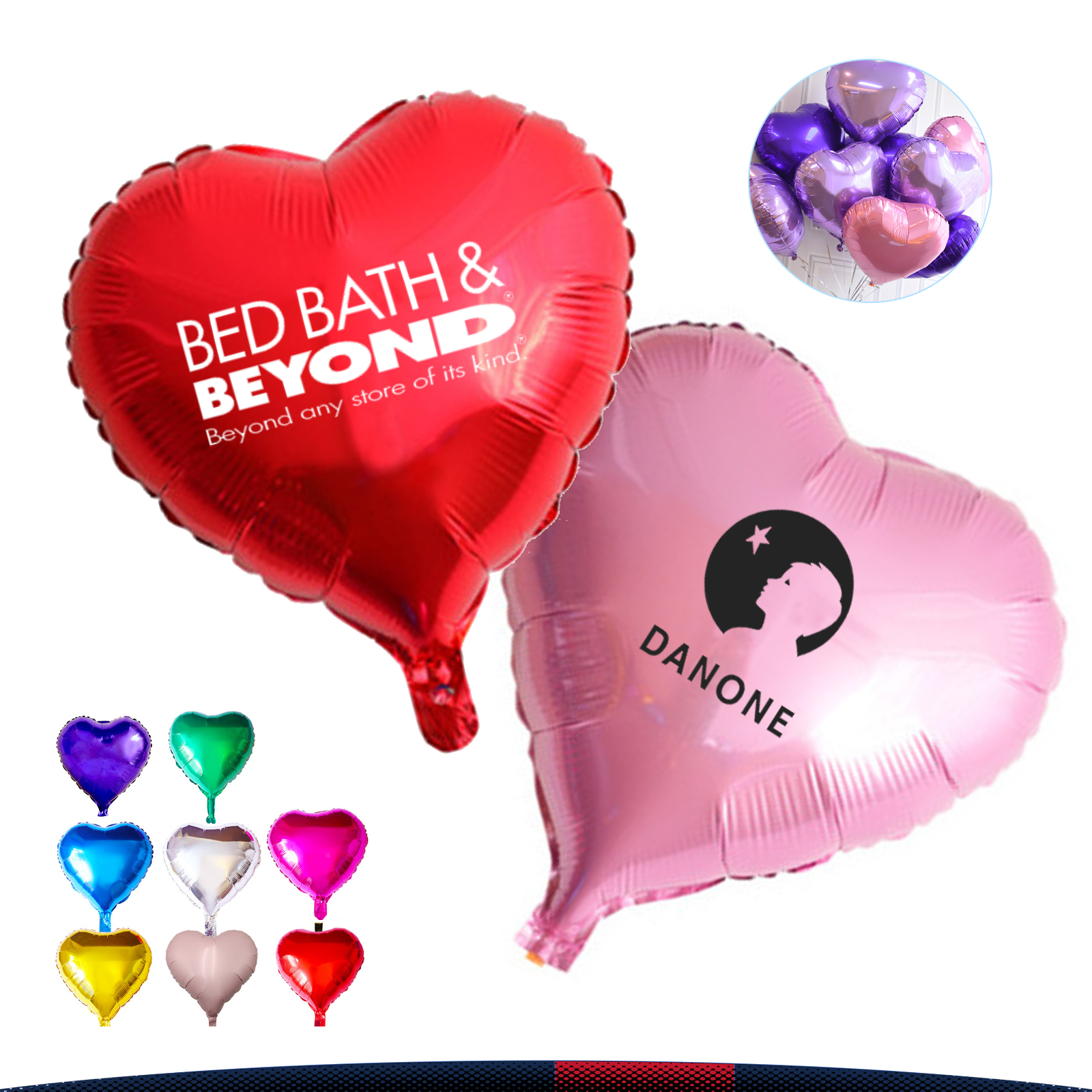 Heart 18" Mylar Balloons 4