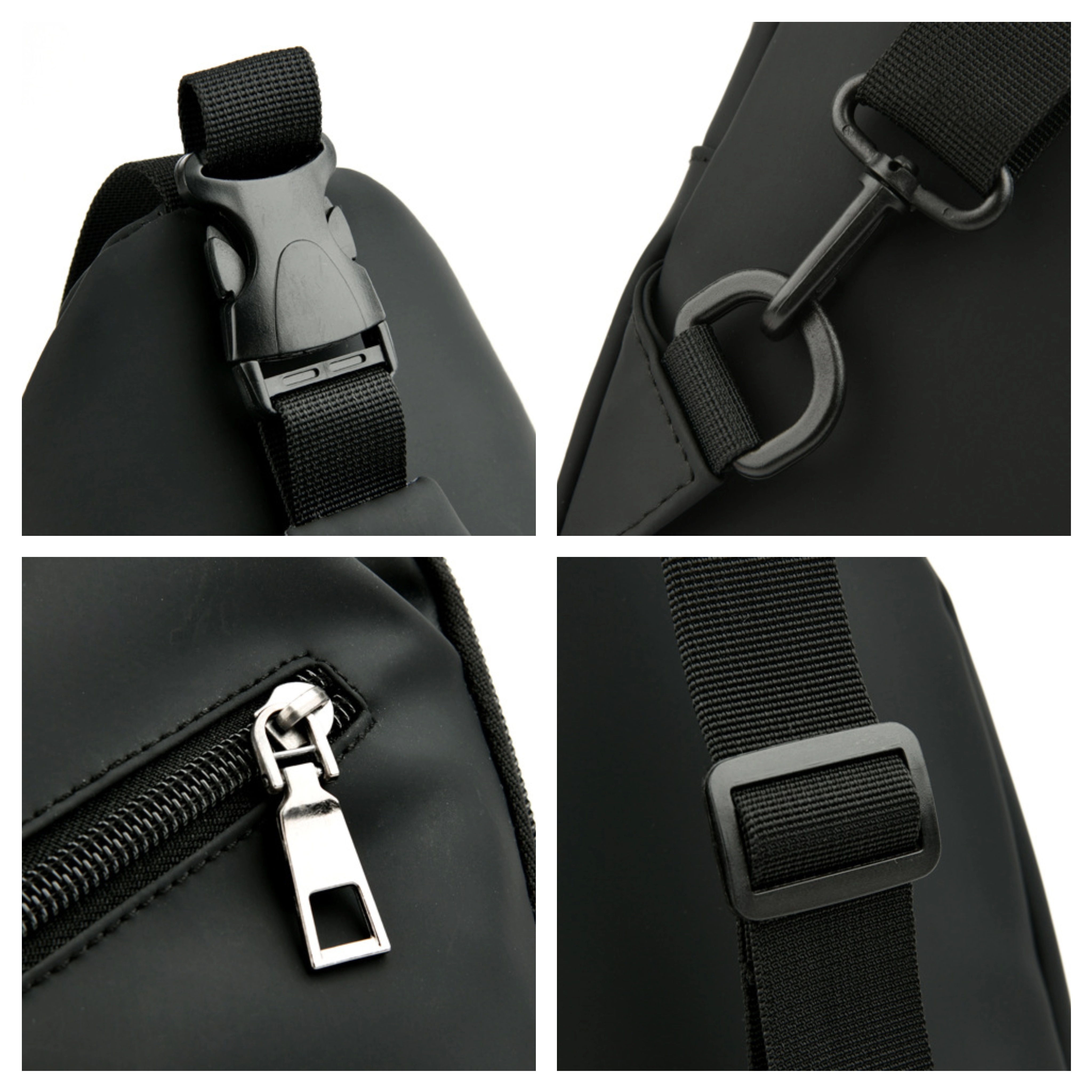 Customizable Chest Bag With External USB Charging Port 4