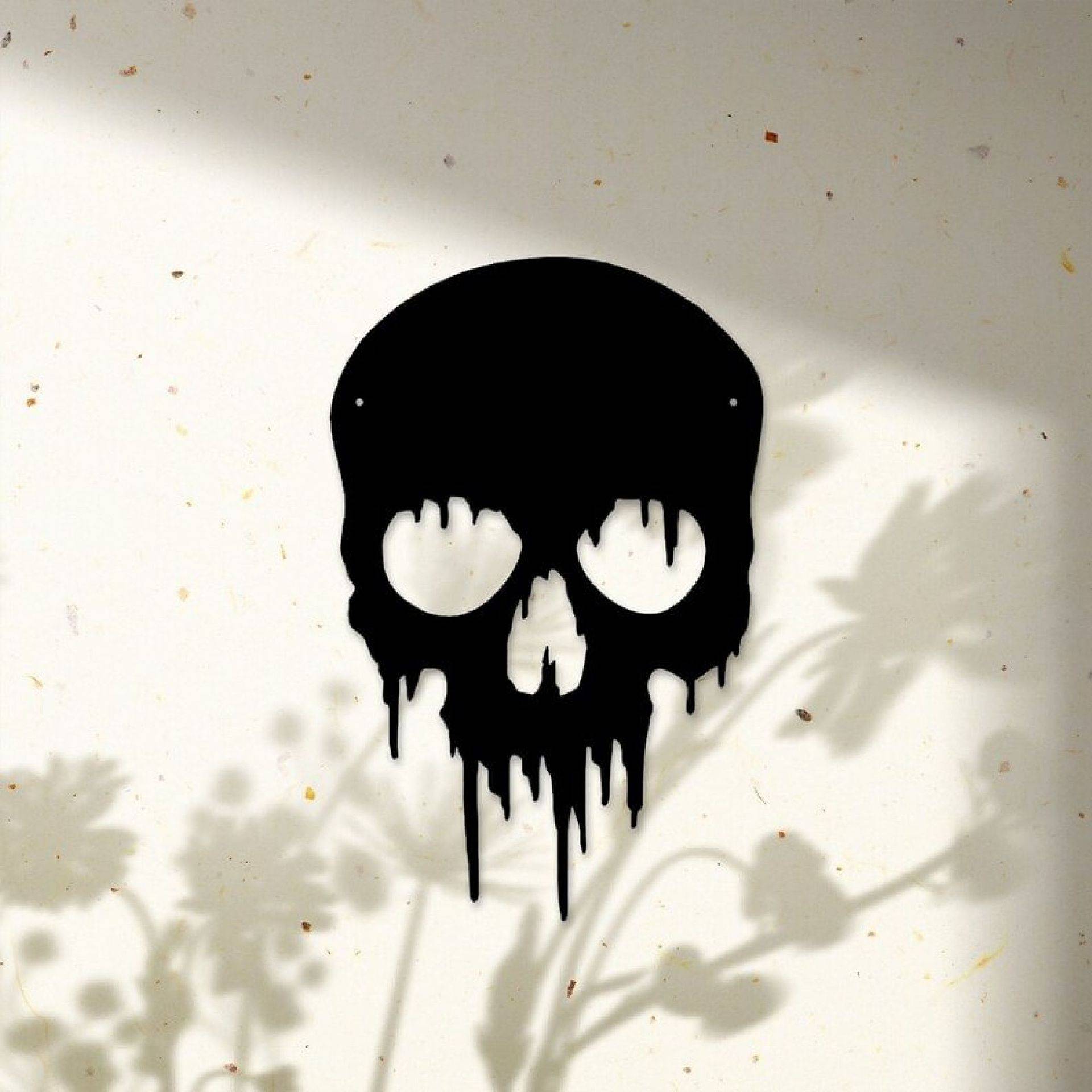 Halloween Skull Head Party Decor Metal Wall Decoration 5