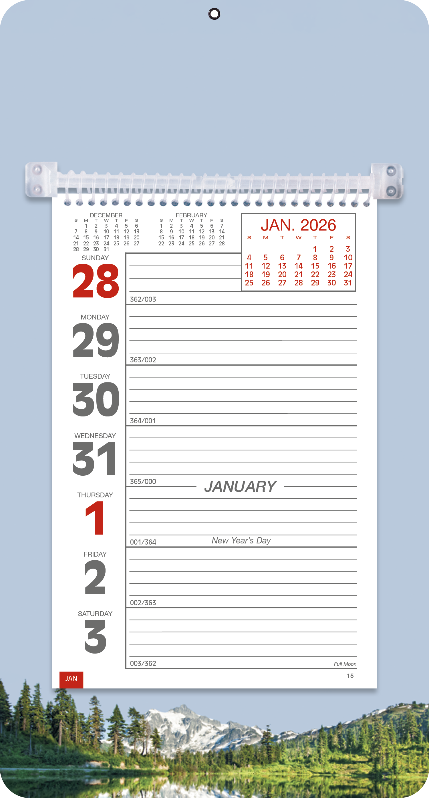 Triumph® Calendars Full-Color Weekly Memo Calendar 39