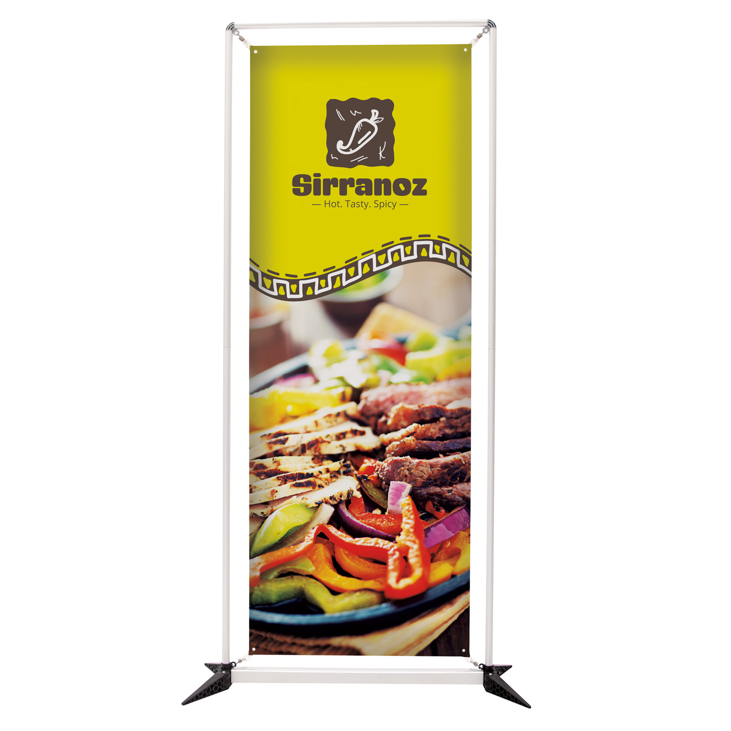 3.5' FrameWorx Banner Display Kit (Single-Sided, 13 oz. Smooth Scrim Vinyl) 12