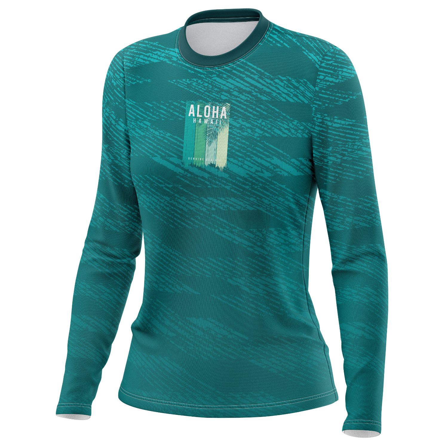 Women's 160 GSM Brushed Milk Silk Sublimation Long Sleeve T-shirt 1