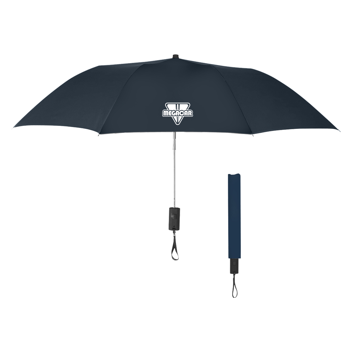 44" Arc Automatic Open Telescopic Folding Umbrella 3