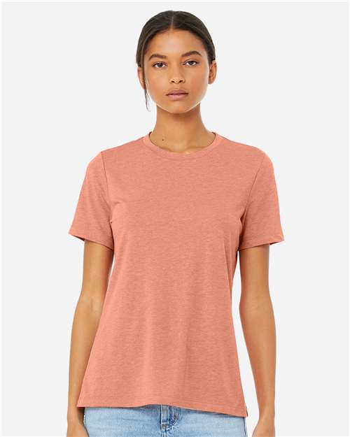 Women's Relaxed Fit Heather CVC Tee - 6400CVC 254
