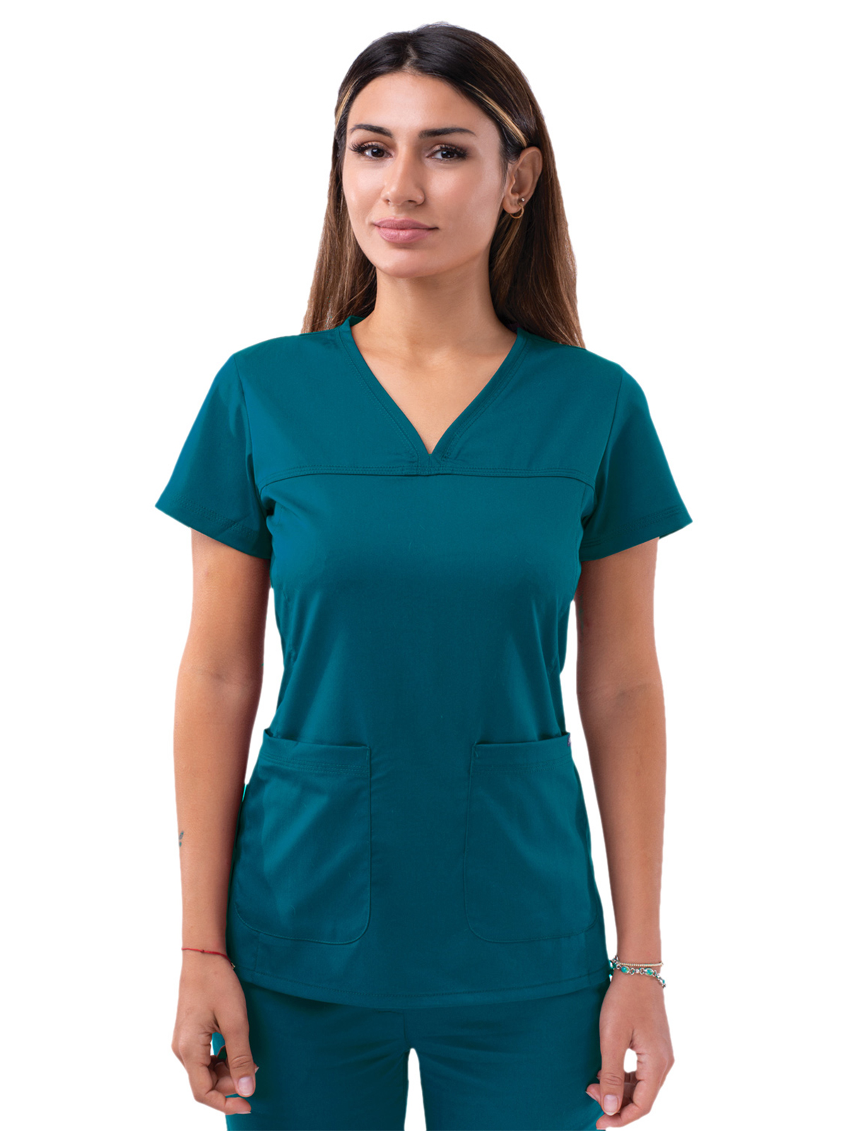 Adar - Pro - Women's V-Neck Sweetheart Top 7