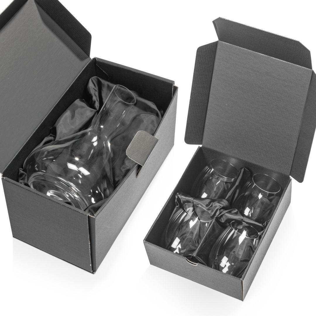 Tucson Carafe & Stemless Wine Set 2