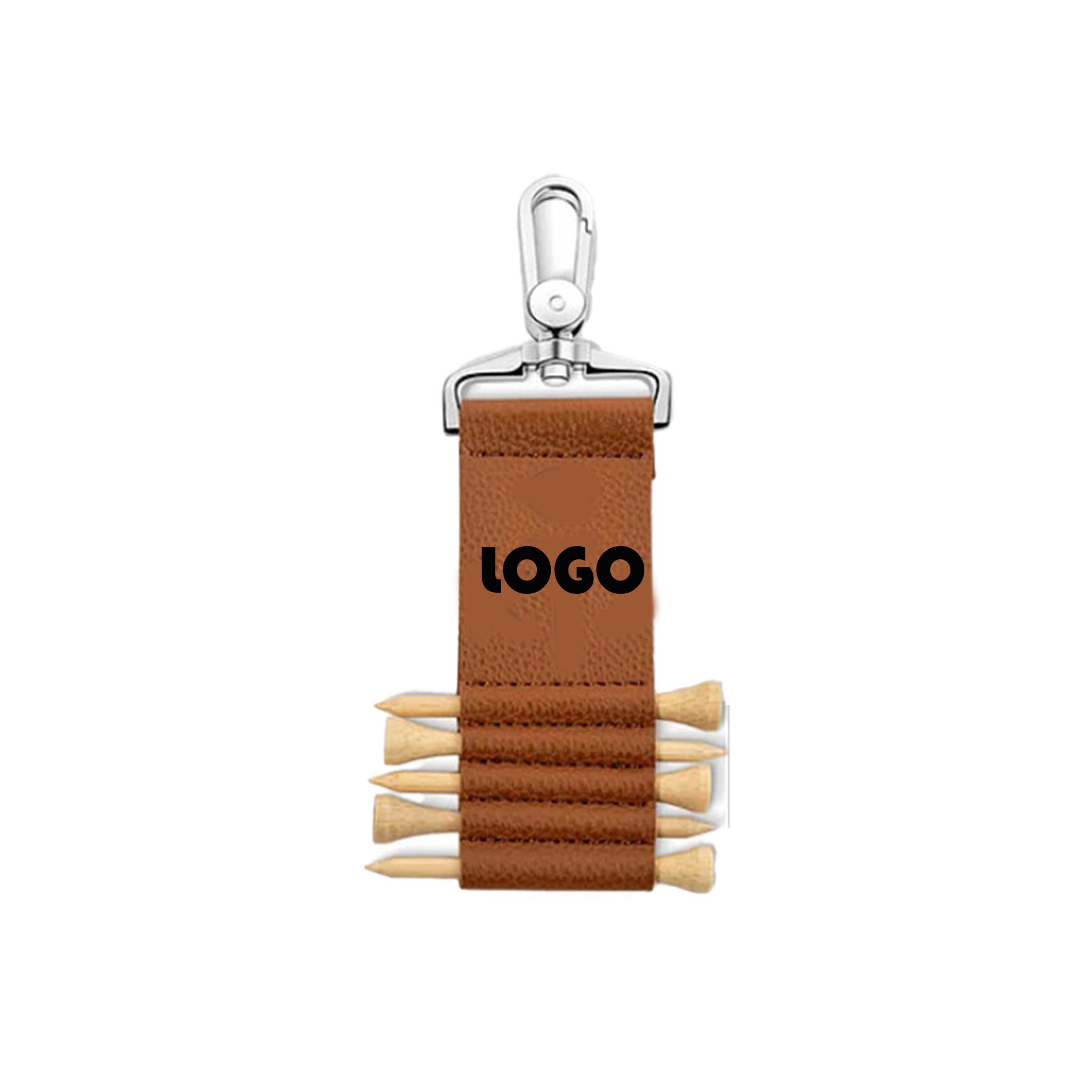 Leather Golf Tee Bag