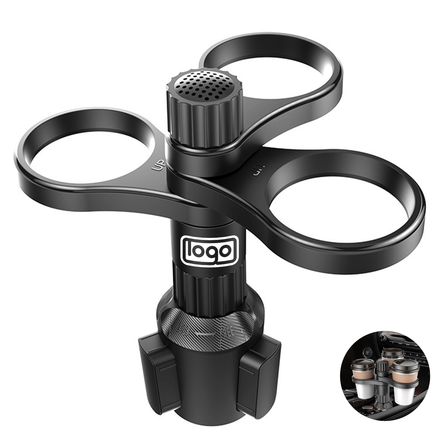 3 in 1 ABS Adjustable Car Cup Holder 2