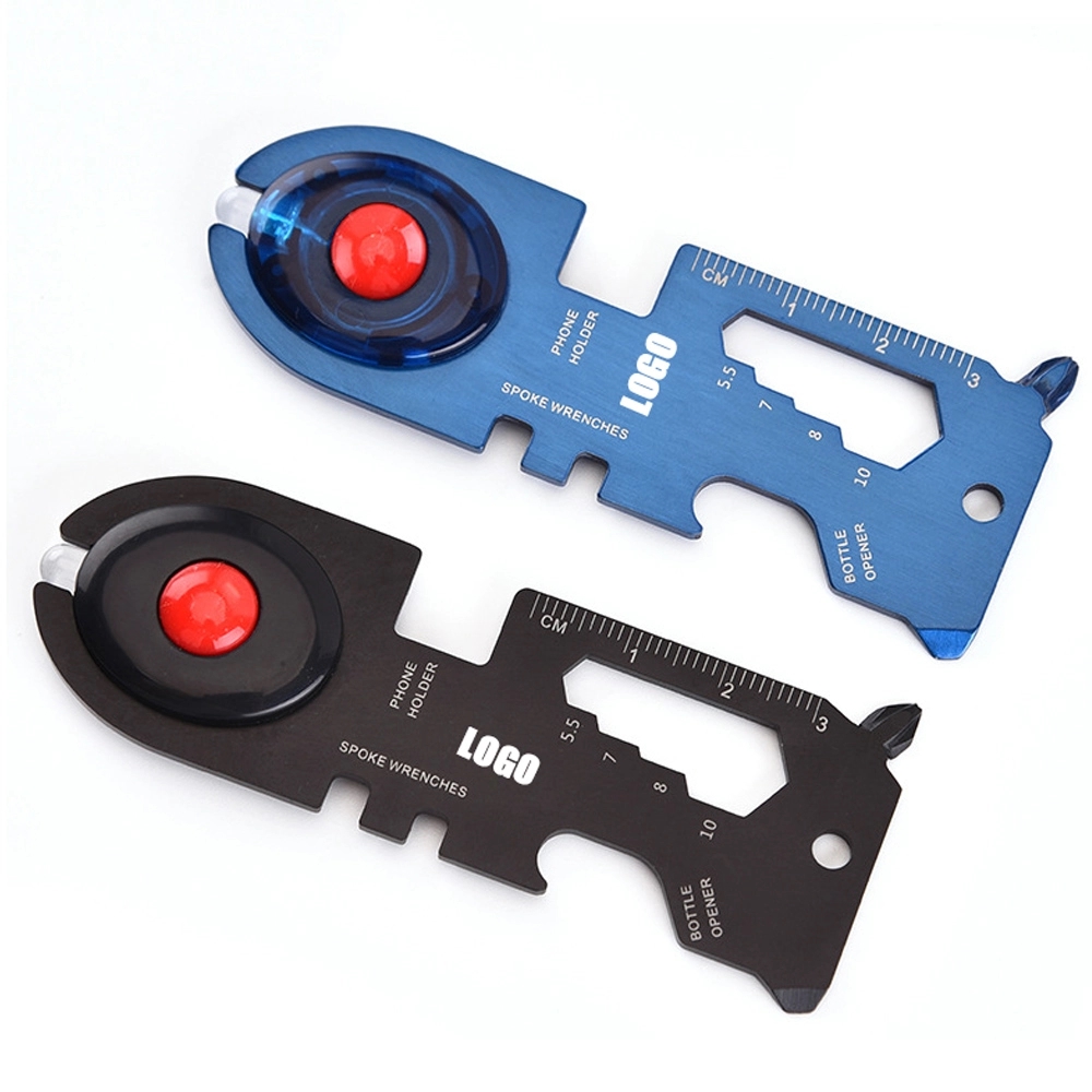 Camping Survival Credit Card Multitool with LED Light 3
