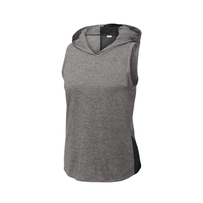 Sport-Tek Women's PosiCharge Tri-Blend Wicking Draft Hoodie Tank. 13
