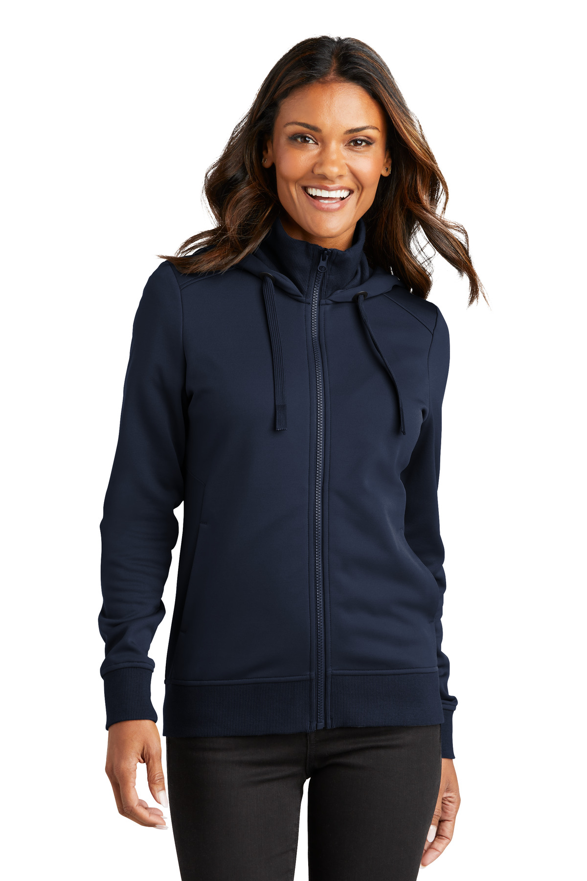 Port Authority Women's Smooth Fleece Hooded Jacket L814 5
