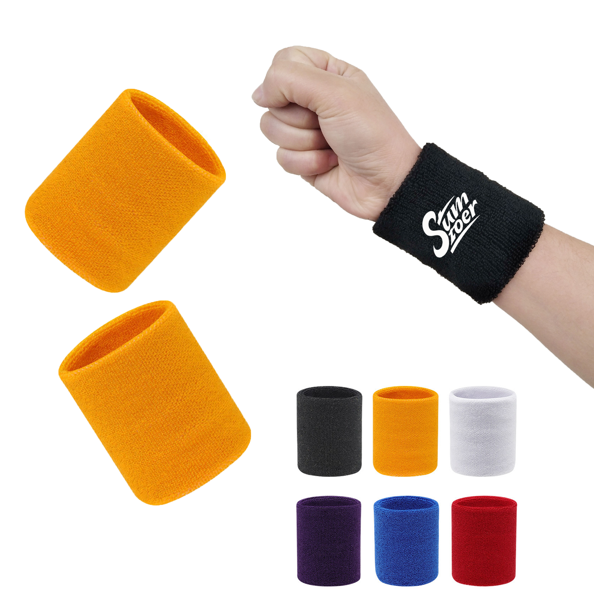 Solid-color Sports Wristband 3
