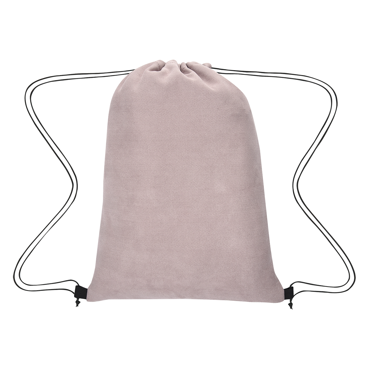 Posh Herringbone Drawstring Bag 9