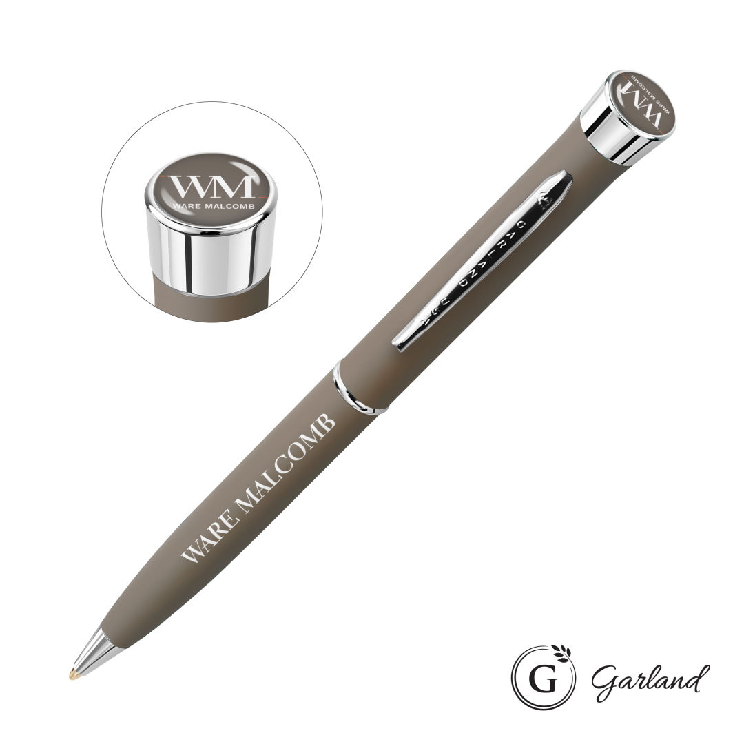 Garland® Freedom Custom Ballpoint Pen - Chrome Accent