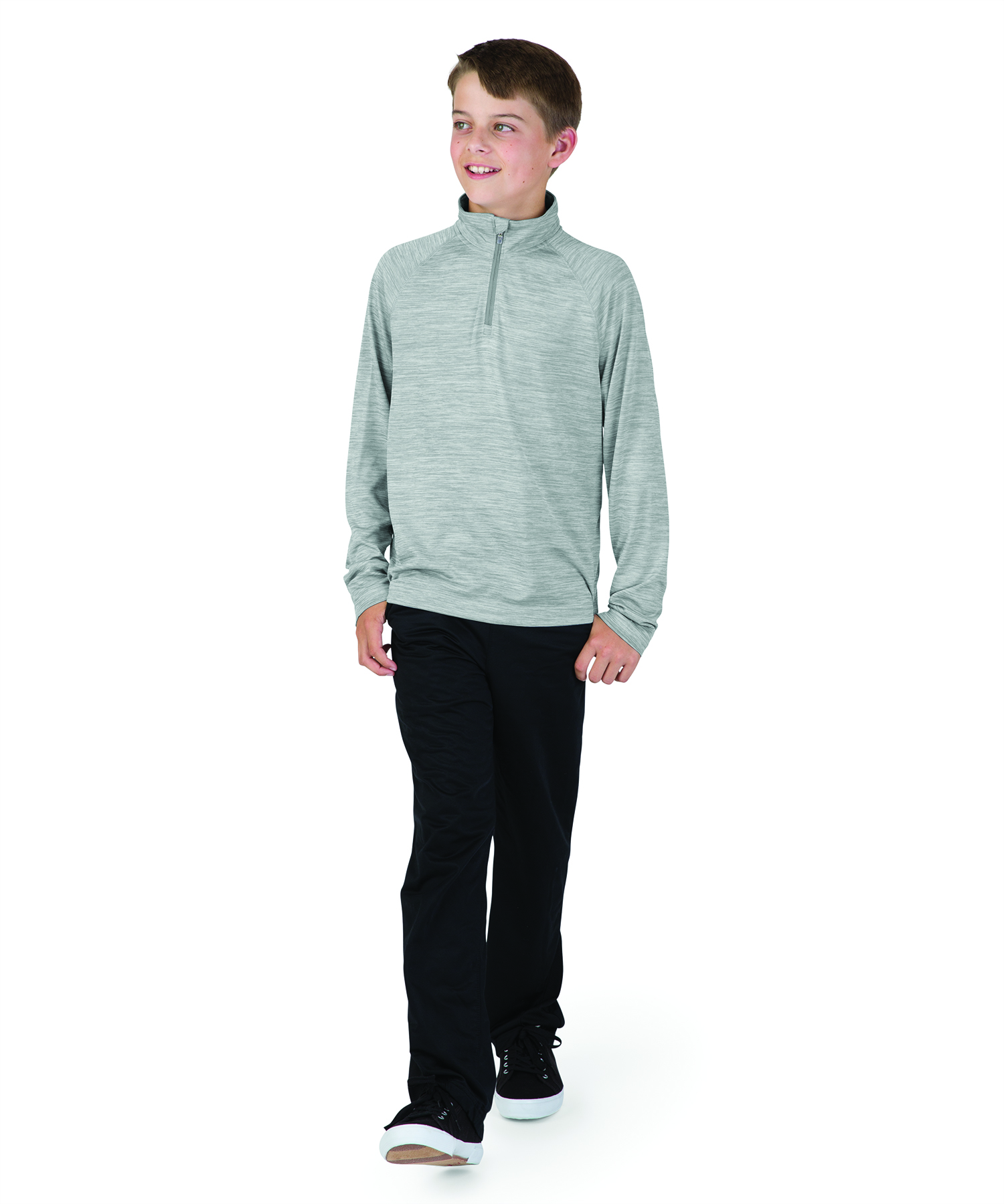 Youth Space Dye Performance Pullover 10