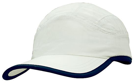 Microfibre Sports Cap with Trim on Edge of Crown & Peak 6