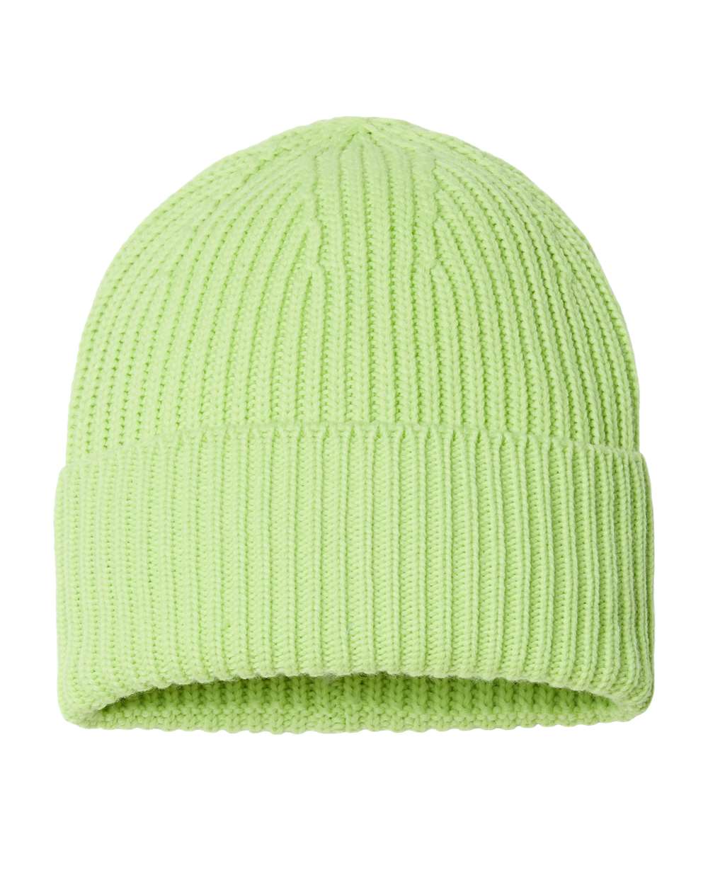 Sustainable Chunky Rib Cuffed Beanie - OAK 34