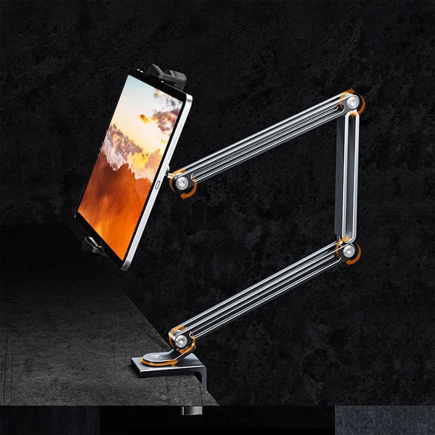 2in1 Tablet Holder for Desk Bed Cabinet 7
