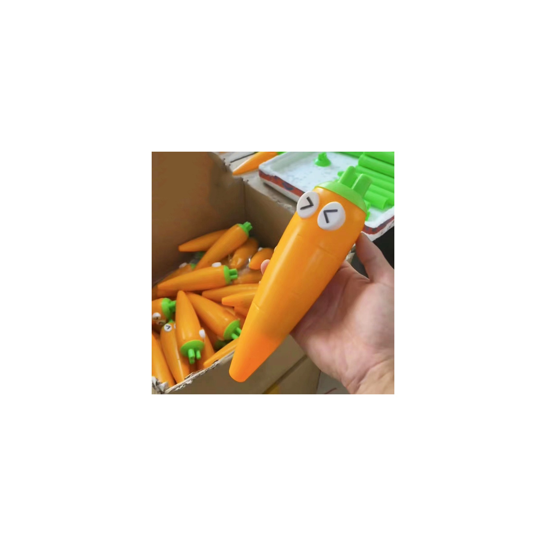 Carrot Shape Expandable Stick Toy 2