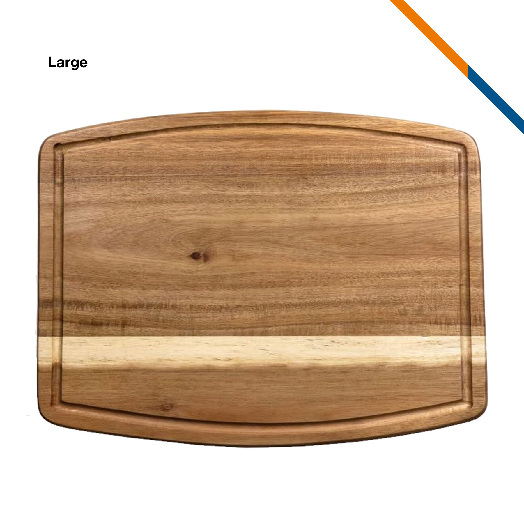 Lauretta Acacia Wood Curve Shape Cutting Board 5
