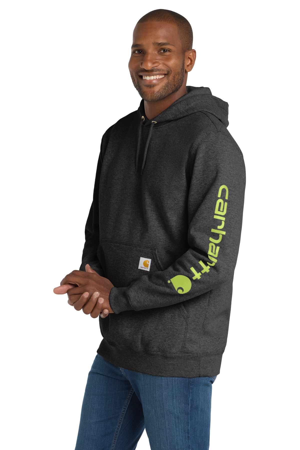 Carhartt Midweight Hooded Logo Sweatshirt CTK288 37