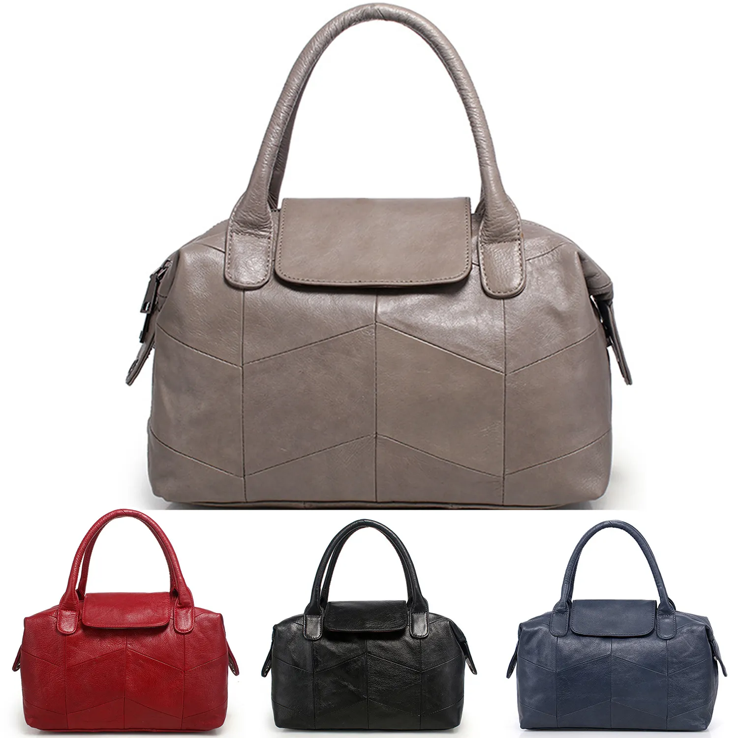Leather Crossbody Satchel Handbags 1