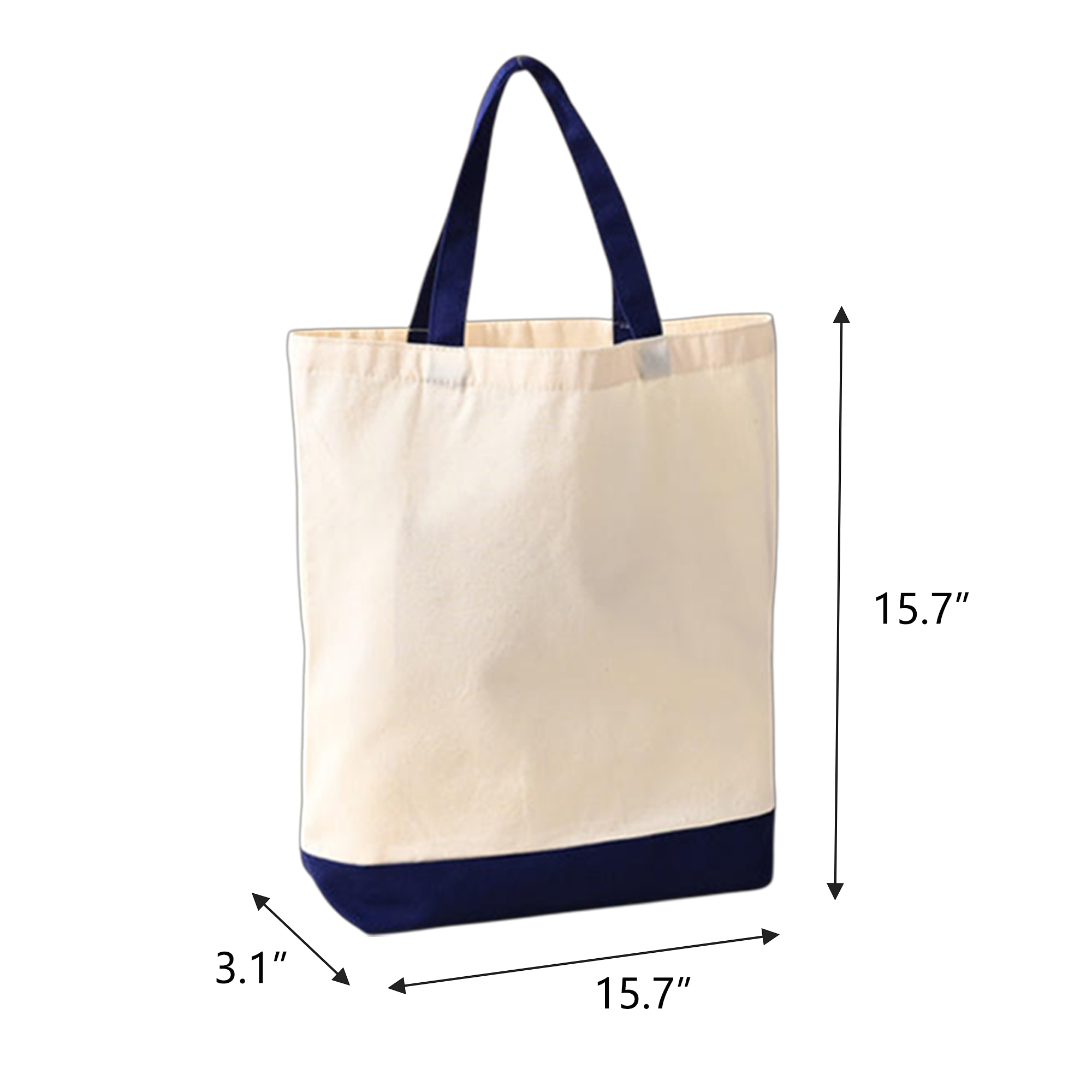 Canvas Tote Bag, custom tote bag with logo imprint 3