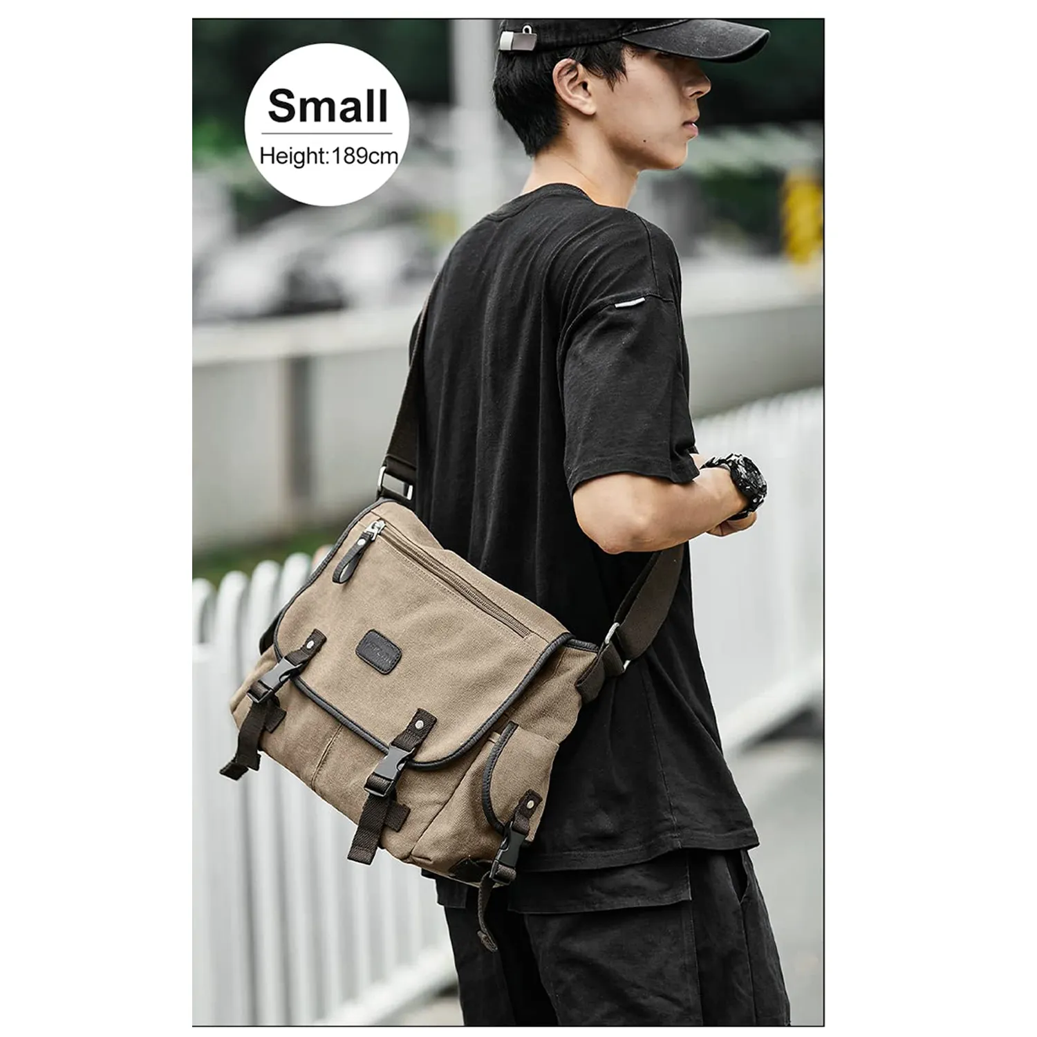 Crossbody Satchel Shoulder Bag For Men 5