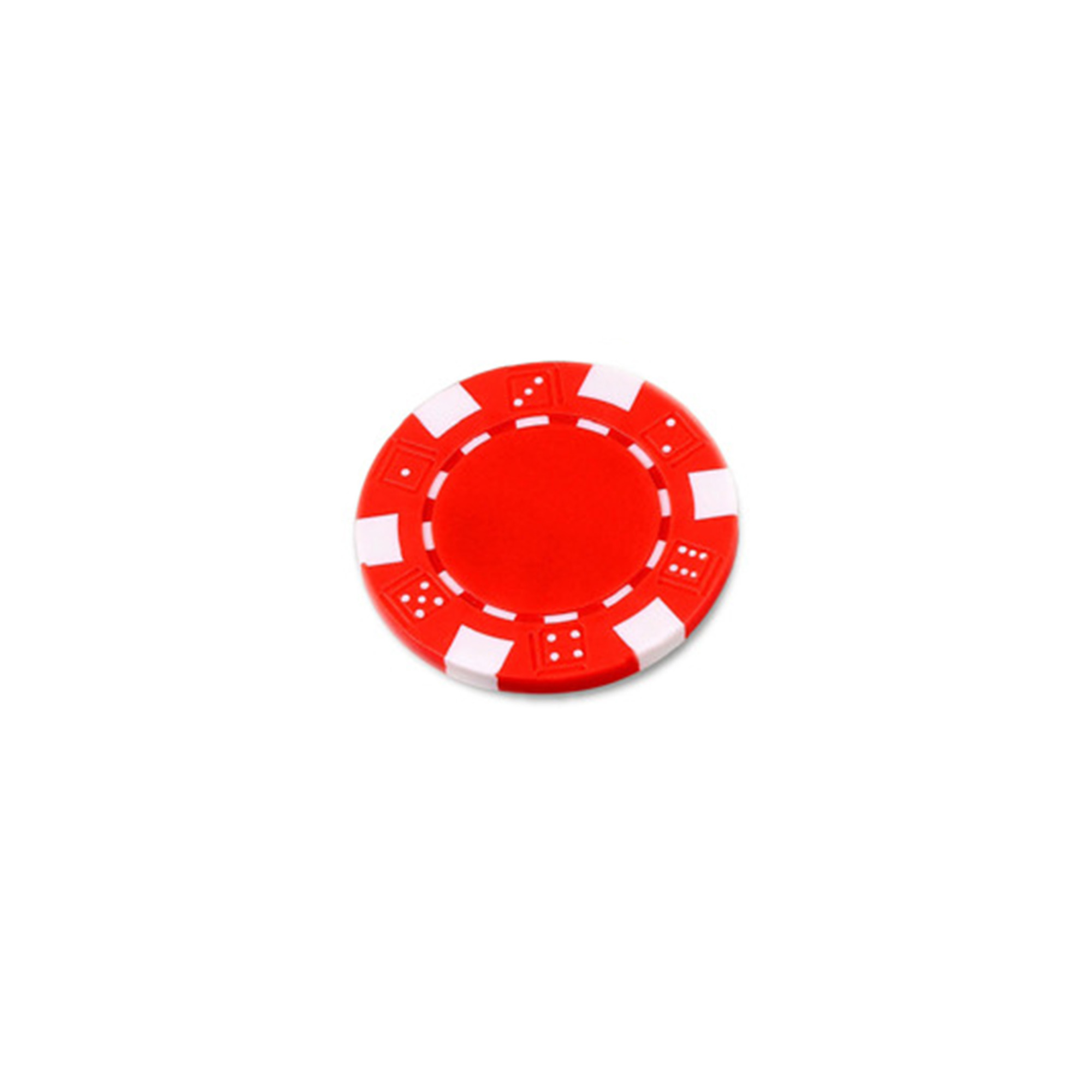 Custom Casino Style Clay Dice Poker Chip MOQ100 10